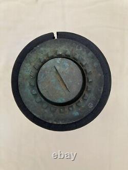 Vtg Elkhart Pompier 10 Buse en Laiton et Poignée de Tuyau d'Incendie LPS-200 No-Shock