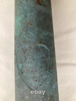 Vtg Elkhart Pompier 10 Buse en Laiton et Poignée de Tuyau d'Incendie LPS-200 No-Shock