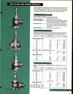 Vtg M. Greenberg's Sons SF Wharf Hydrant de Pompiers du Comté de Los Angeles LA Co FD Dept