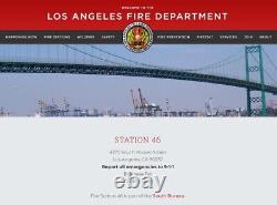 Vtg M. Greenberg's Sons SF Wharf Hydrant de Pompiers du Comté de Los Angeles LA Co FD Dept