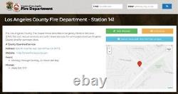 Vtg M. Greenberg's Sons SF Wharf Hydrant de Pompiers du Comté de Los Angeles LA Co FD Dept