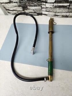 Vtg Pompier INDIAN D. B. SMITH Nettoyage de la Pompe à Eau en Laiton Sac à Dos Tuyau Buse