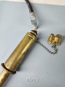 Vtg Pompier INDIAN D. B. SMITH Nettoyage de la Pompe à Eau en Laiton Sac à Dos Tuyau Buse