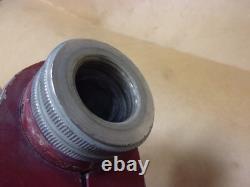 Vtg Rare Elkhart Fire Boss Tuyau Double Buse Chimique à Eau en Laiton Poignée Pistolet Ancienne