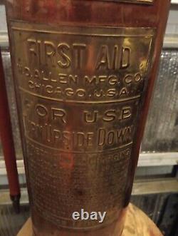 W. D. Allen Mfg Co Chicago Usa Extincteur Incendie No. 968878