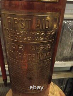 W. D. Allen Mfg Co Chicago Usa Extincteur Incendie No. 968878